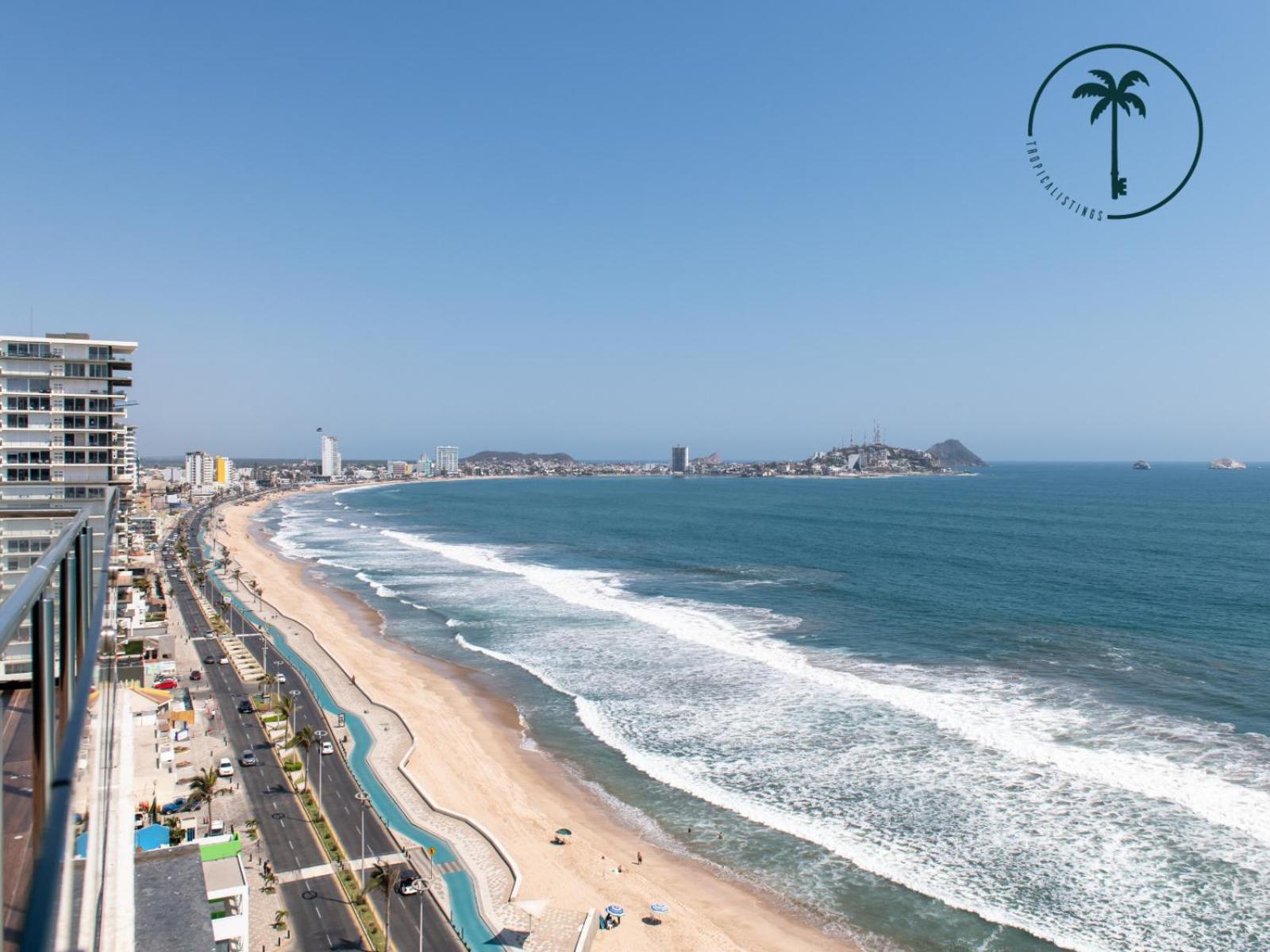 Depto Pavoreal. Hermosa vista al mar y malecón! Mazatlán Exterior foto