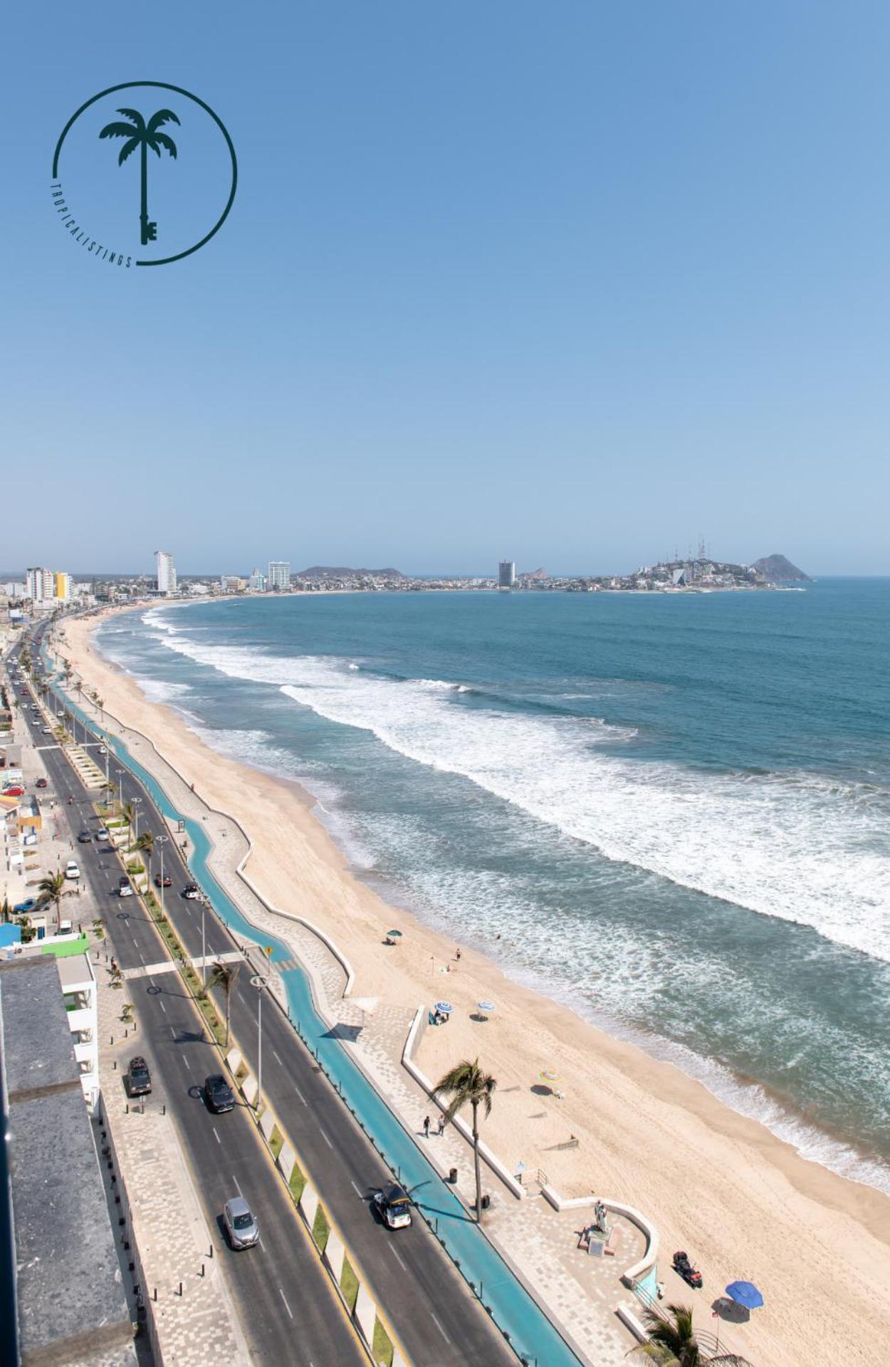 Depto Pavoreal. Hermosa vista al mar y malecón! Mazatlán Exterior foto